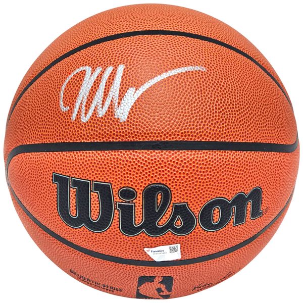 Victor Wembanyama Autographed Authentic  Indoor/Outdoor Basketball San Antonio Spurs Fanatics Hol