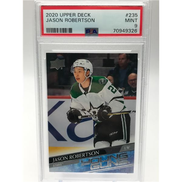 2020 UPPER DECK NO.235 JASON ROBERTSON PSA GRADED 9