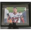 Image 1 : ROB GRONKOWSKI SIGNED AND CUSTOM FRAMED 8 X 10 (RA COA)