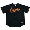 Image 3 : Men's Baltimore Orioles Adley Rutschman Nike Black Alternate Replica Player Jersey