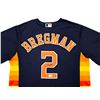 Image 2 : Astros Alex Bregman Autographed Blue Throwback Nike Jersey Size L Beckett
