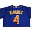 Image 2 : Mets Francisco Alvarez Autographed Blue Nike Jersey Size L Beckett