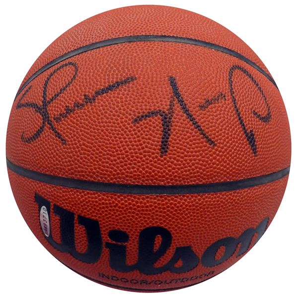 SHAWN KEMP SIGNED WILSON BASKETBALL (UPPER DECK COA)