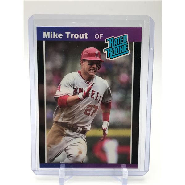 ACEO RP MIKE TROUT ROOKIE RATED