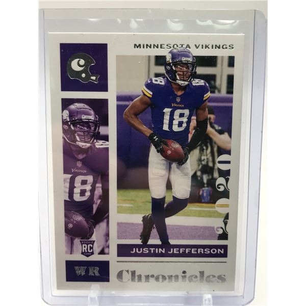 2020 PANINI CHRONICLES NO.62 JUSTIN JEFFERSON ROOKIE CARD