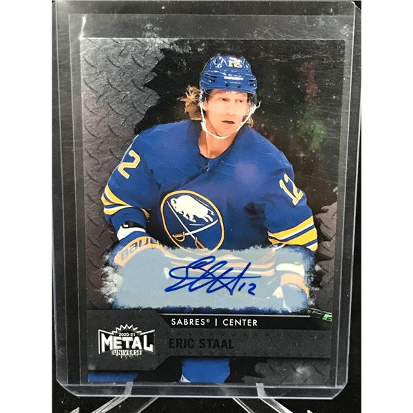 2020-21 SKYBOX METAL ERIC STAAL AUTO METAL UNIVERSE