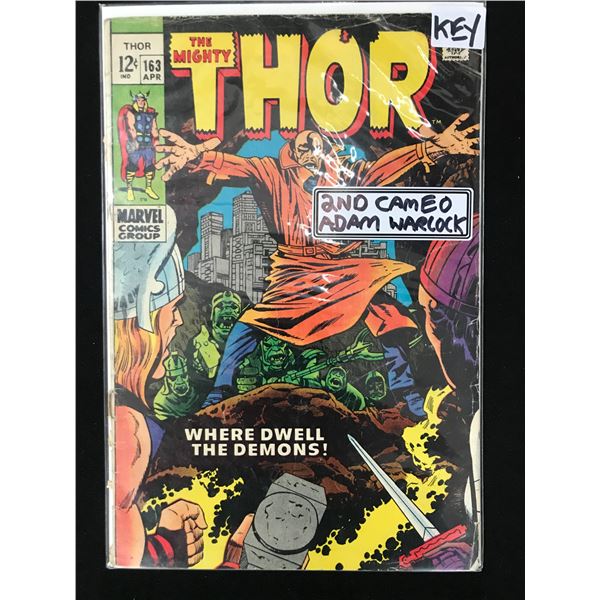 MARVEL COMICS HE MIGHTY THOR NO.153 (2ND CAMEO ADAM WARLOCK)