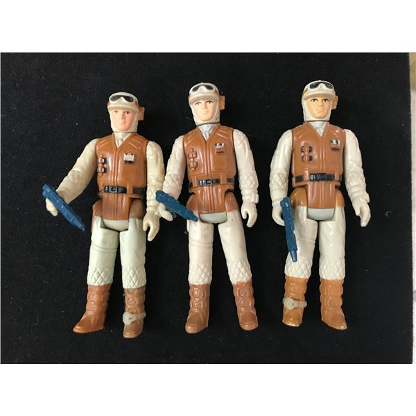 VINTAGE STAR WARS ACTION FIGURE LOT WITH WEAPONS