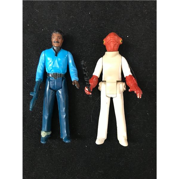 VINTAGE STAR WARS ACTION FIGURE LOT WITH WEAPONS