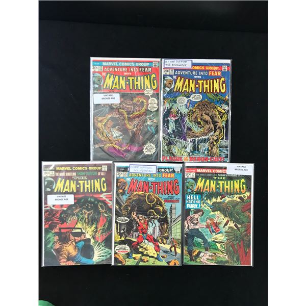 MARVEL COMICS MAN THING COMIC BOOK LOT