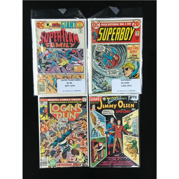 VINTAGE COMIC BOOK LOT (SUPERMAN)