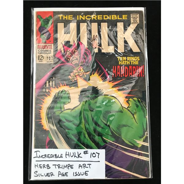 MARVEL COMICS THE INCREDIBLE HULK NO.107