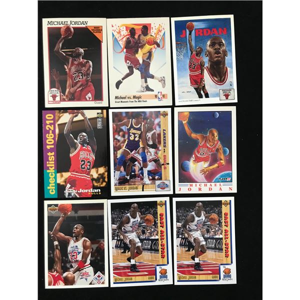 MICHAEL JORDAN SPORTS CARD LOT