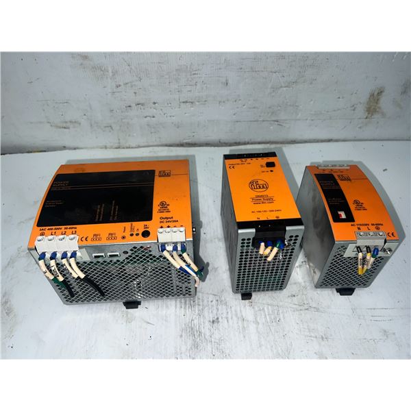 Lot of (3) IFM Power Supplies