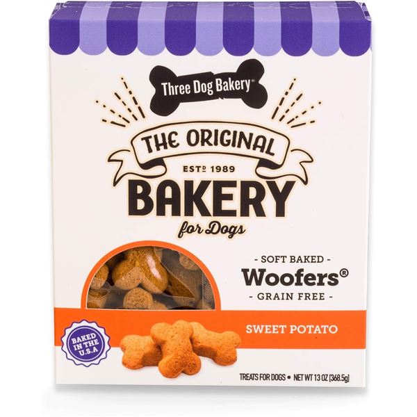 5 NEW BOXES OF THREE DOG BAKERY - ORIGINAL BAKERY