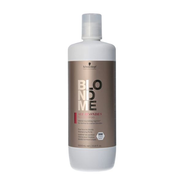 NEW SCHWARZKOPF BLONDME ALL BLONDES RICH SHAMPOO