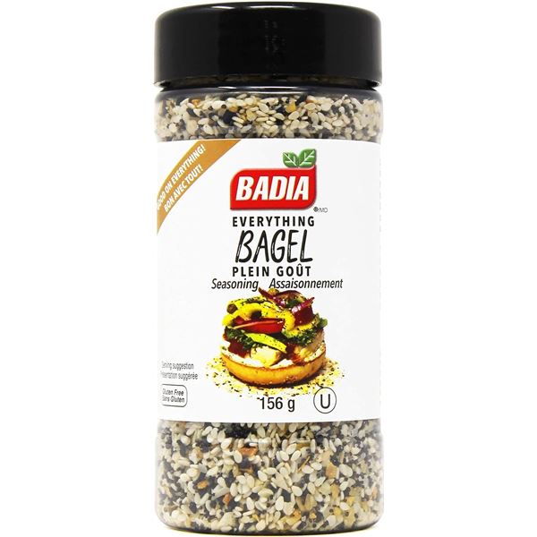 3 NEW BOTTLES OF BADIA EVERYTHING BAGEL SEASONING