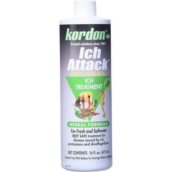 2 NEW BOTTLES OF KORDON ICH ATTACK - 100% NATURAL