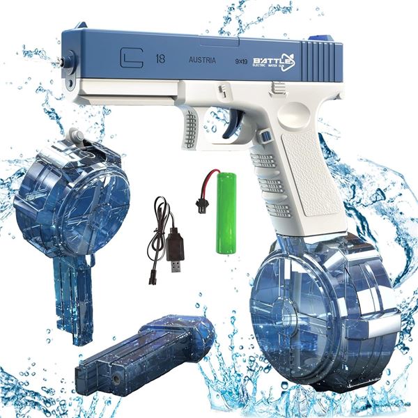 NEW UPGRADED VERSION RECHARGABLE WATERGUN- BLUE