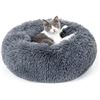 Image 1 : NEW RABBITGOO ROUND CAT BED 20" FLUFFY MACHINE