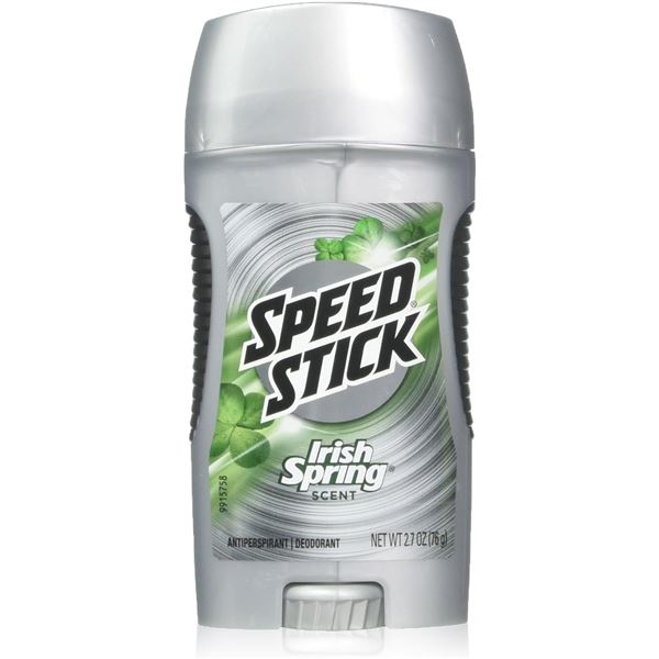 NEW 3 PACK OF SPEED STICK IRISH SPRING DEODORANT