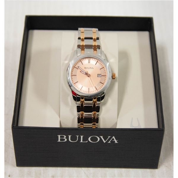 MSRP $329 BRAND NEW GENUINE BULOVA LADIES WATCH