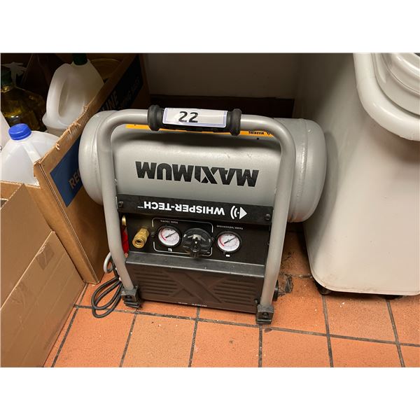 MASTERCRAFT MAXIMUM WHISPER-TECH PORTABLE ELECTRIC AIR COMPRESSOR
