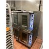 Image 1 : BAKERS PRIDE CYCLONE DUAL STAINLESS STEEL MOBILE COMMERCIAL ELECTRIC CONVECTION OVEN
