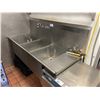 Image 1 : STAINLESS STEEL 3 BAY COMMERCIAL 72"W X 30"D X 55"H TO BACK SPLASH WASH SINK WITH FAUCET