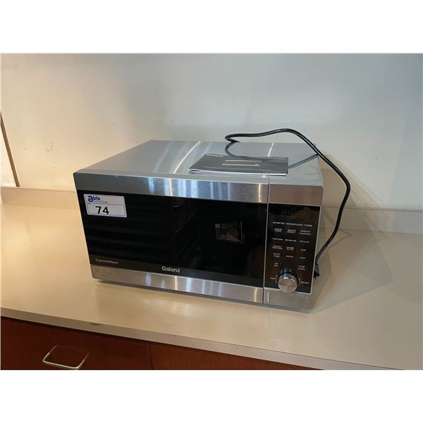 GALANZ EXPRESSWAVE STAINLESS STEEL COUNTER TOP MICROWAVE OVEN