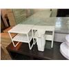 Image 2 : ASSORTED WHITE CAKE STANDS, PASTRY STANDS & TRAYS