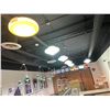 Image 1 : 6 MODERN GLASS SINGLE PENDENT CEILING LIGHTS
