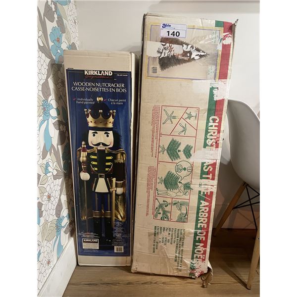 2 CHRISTMAS HOLIDAY TREES *IN BOX*