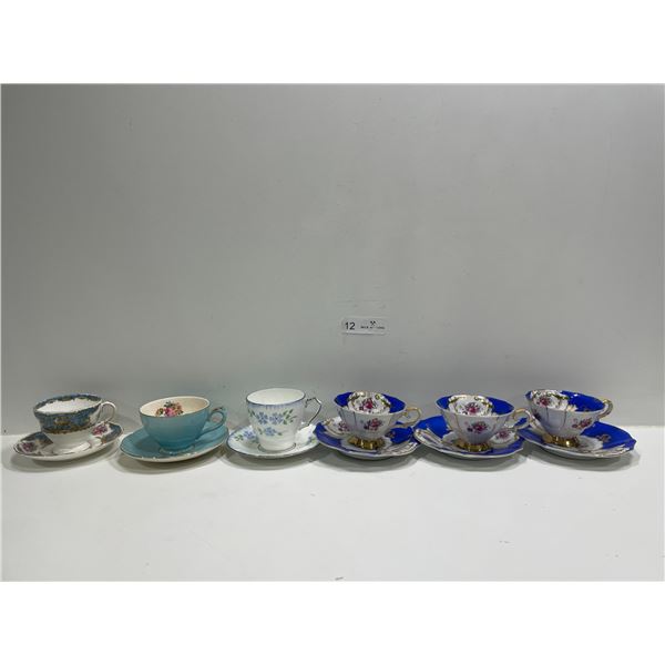 Assortment Of Tea Cups And Saucers