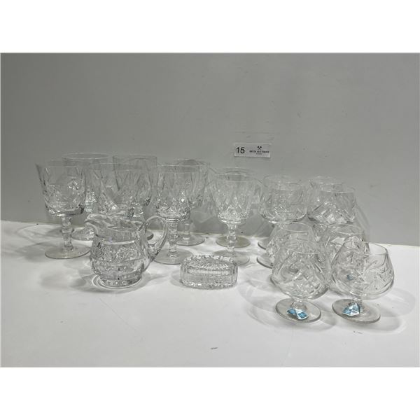 Collection Pinwheel Crystal Glasses