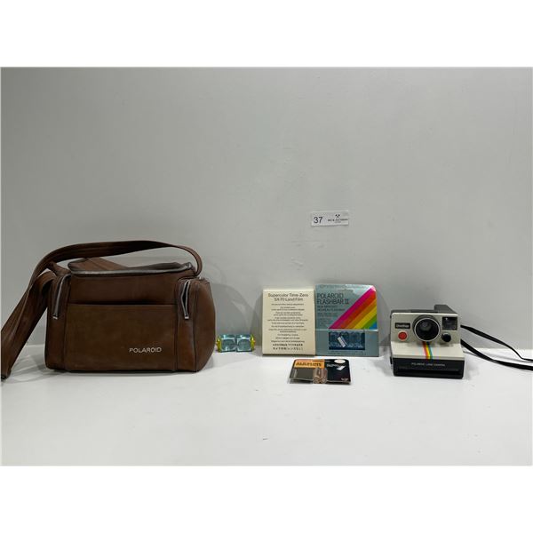 One Step Polaroid Land Camera, Flashbars, Film