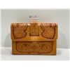 Image 1 : Leather Hand Tooled Western Purse