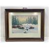 Image 1 : Olaf, Tom Tinkler, Snowy Barn View Original Paintings. 26Lx 22W, 23L x 19W