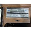 Image 4 : Vintage Wood Stereo Console, 17.5D x 56.5Wx 25.5H