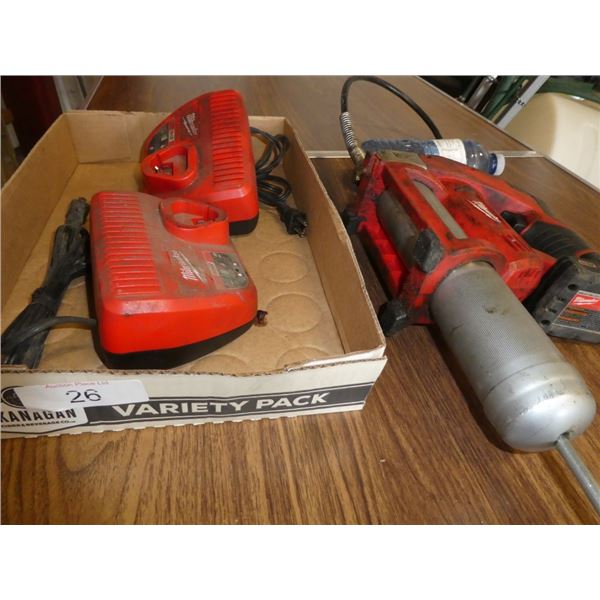 Milwaukee grease gun cordless