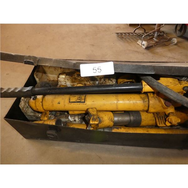 Powerfist Hydraulic jack with attachments