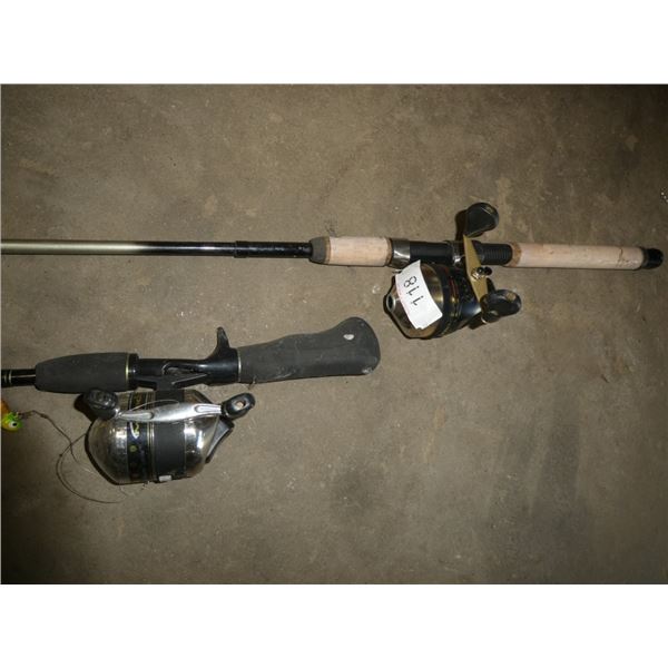 fishing rods w/ reels