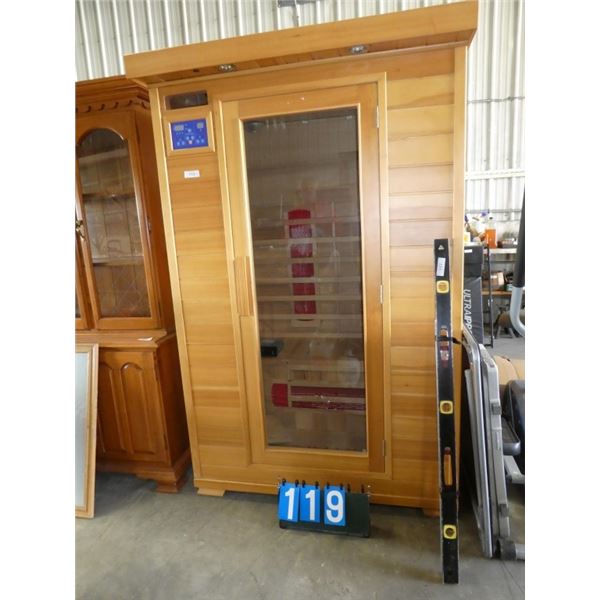 Infrared Sauna w/ CD player can be taken a part