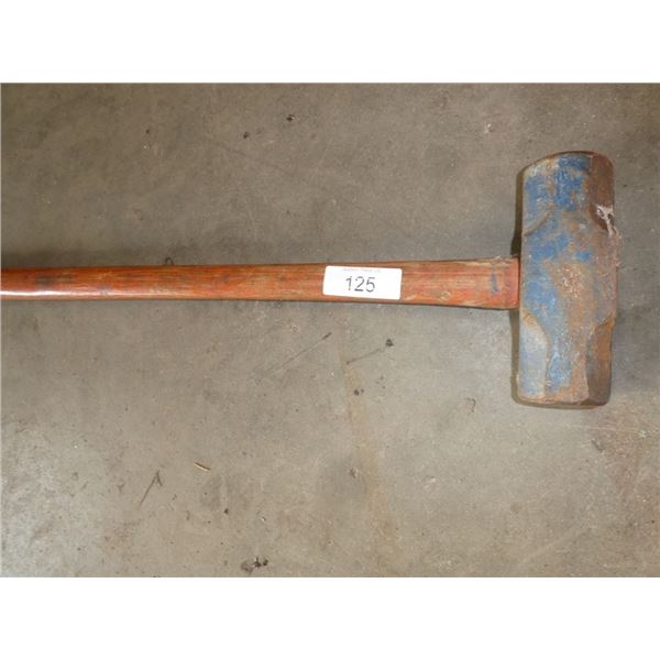 sledge hammer w/ wooden handle