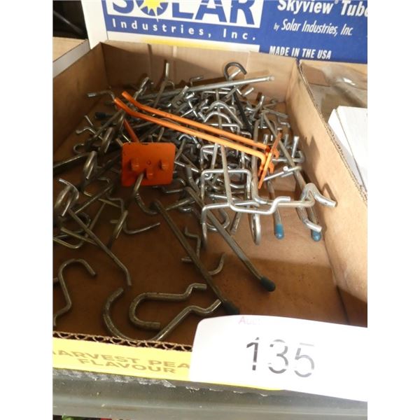 peg board hooks & hangers