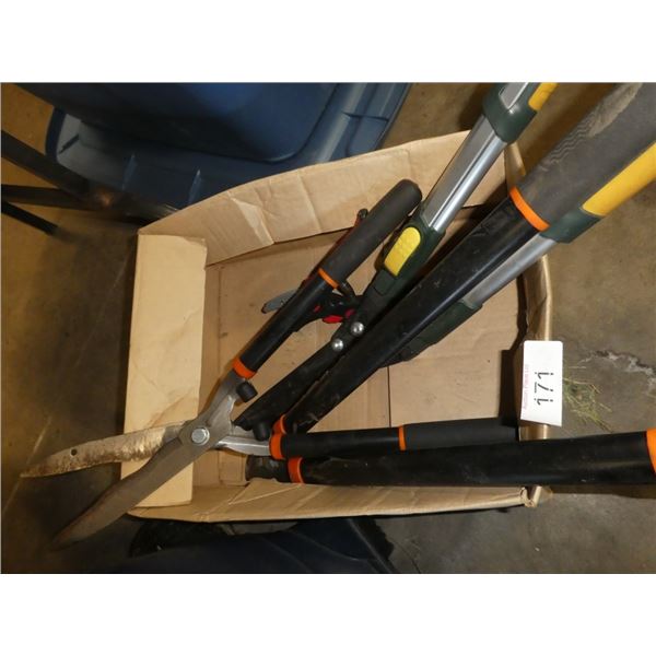 hedge trimmers, clippers