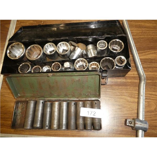 1/2" dr impact sockets, breaker bar