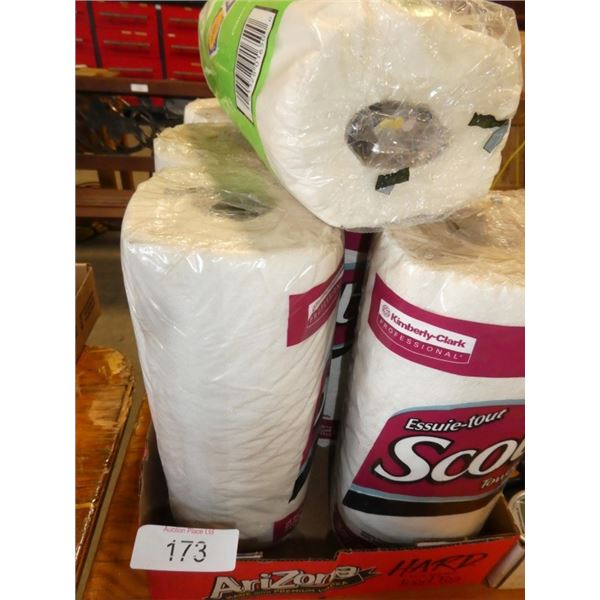 7 rolls of paper towel