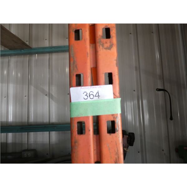 metal industrail racking 52' L x 8' H