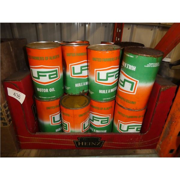 Vintage UFA motor oil